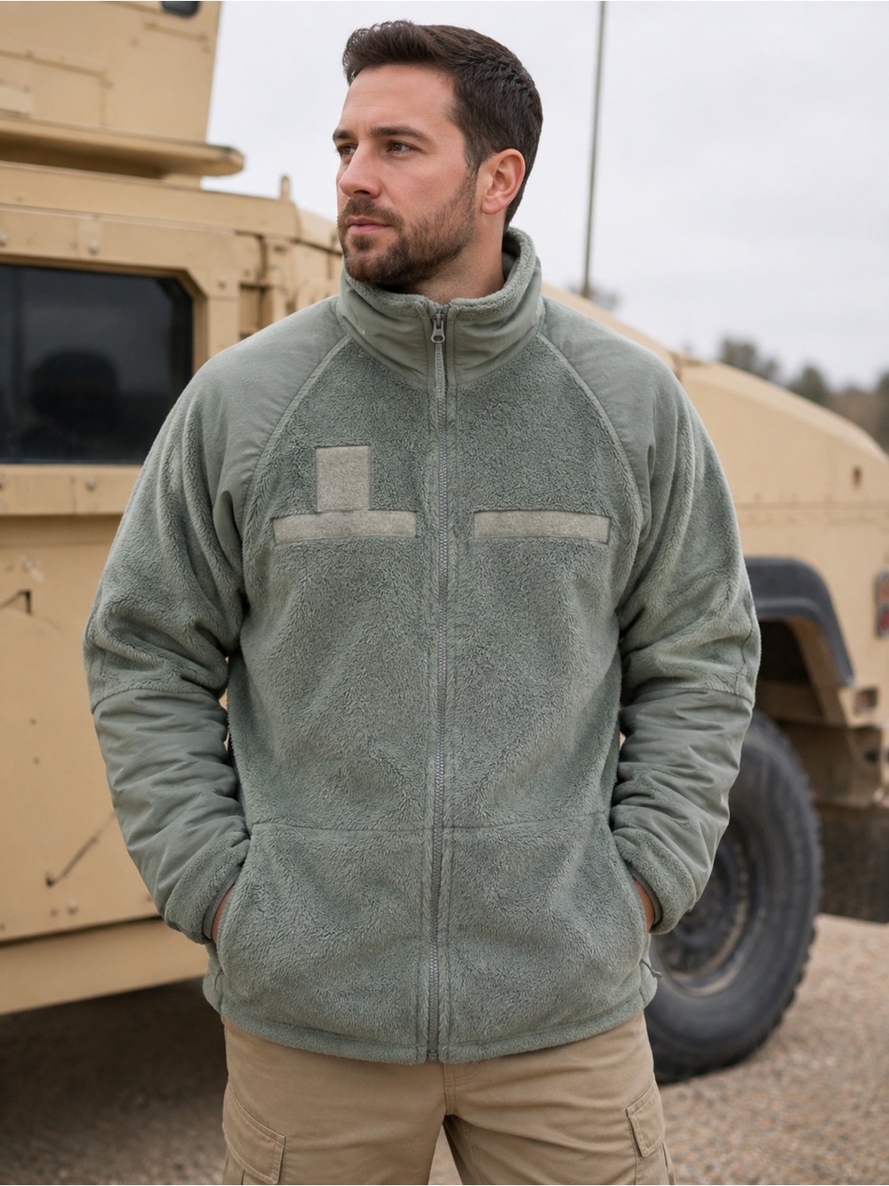 Genuine US Military Gen III Polartec Fleece Jacket M-Long